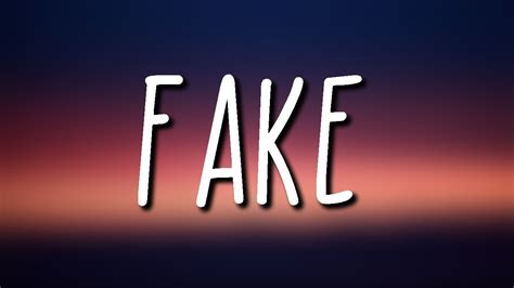 you are so fake lyrics